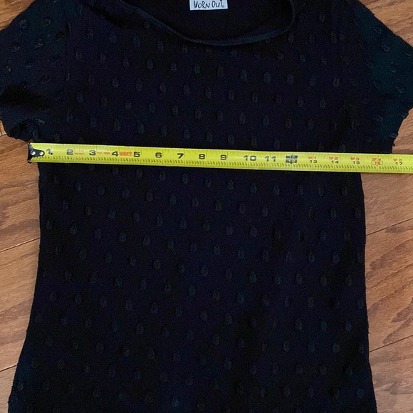 Worn Out black camisole size small - Picture 7 of 9